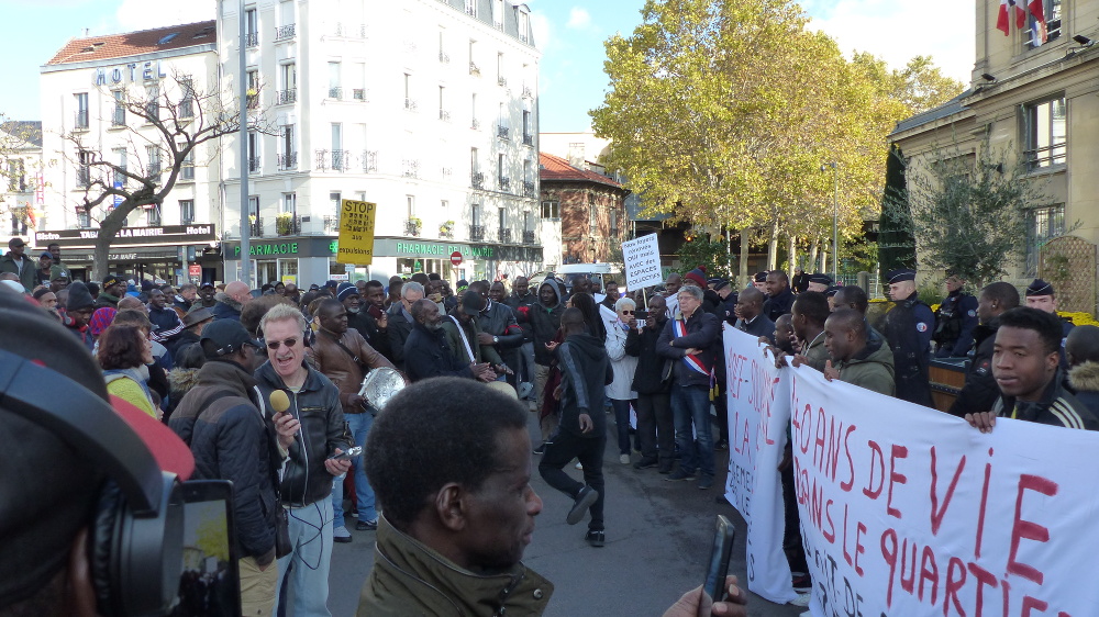 19 nov 2019 FPP enregistre  la manif St Ouen